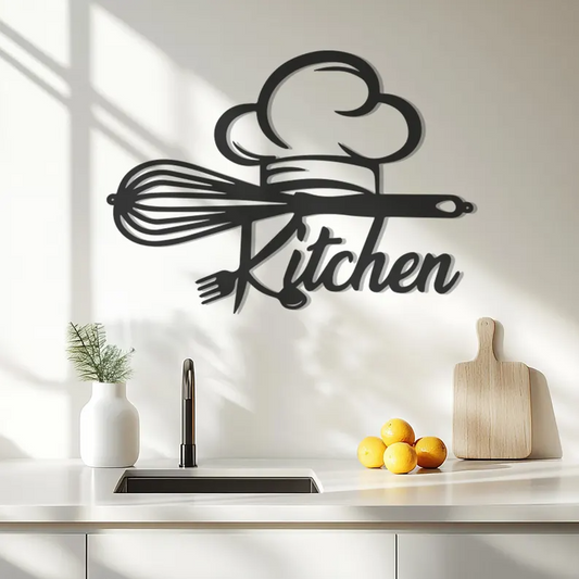 Kitchen wooden wall art
