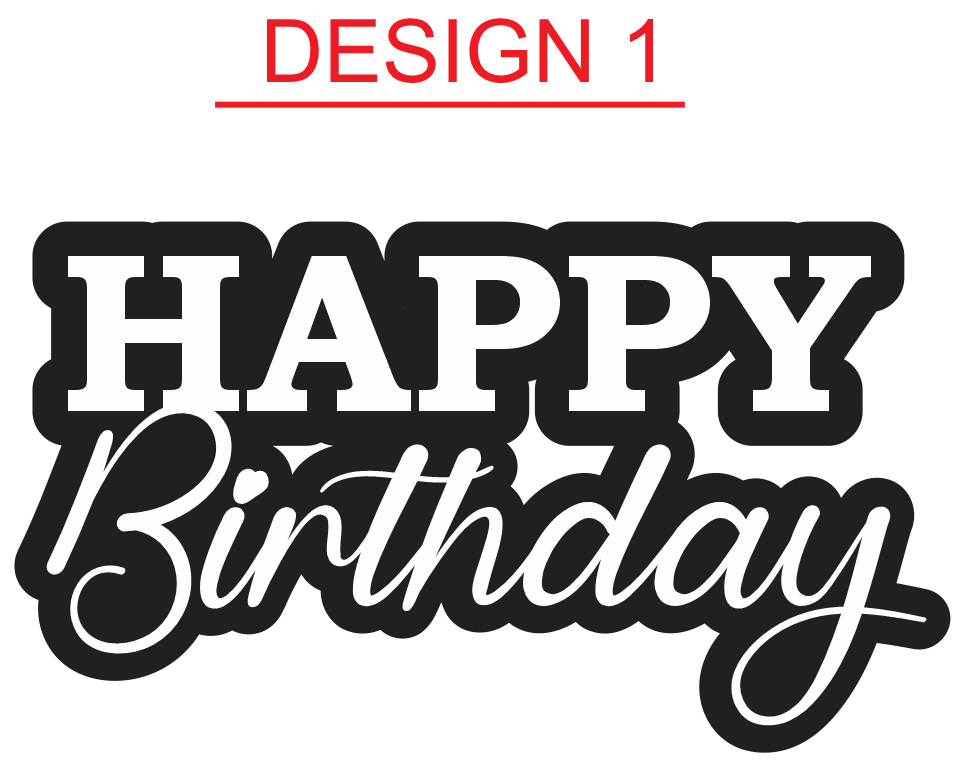 Happy Birthday sign