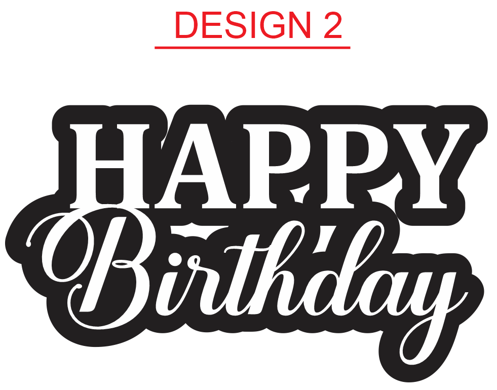 Happy Birthday sign