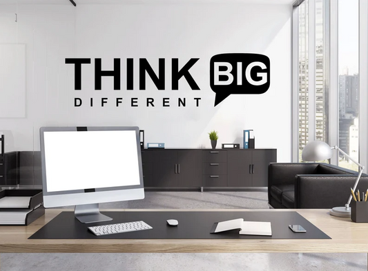 Think Big Different Office Wall Art