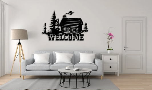 Welcome Wooden Wall Art