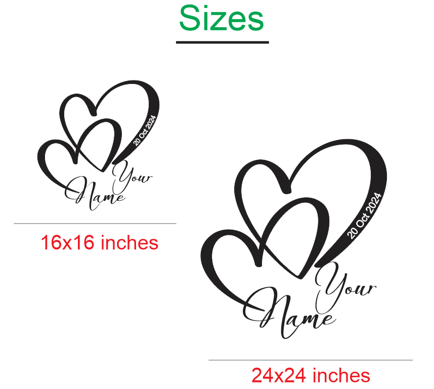 Personalized Acrylic Wedding Gift for Couple