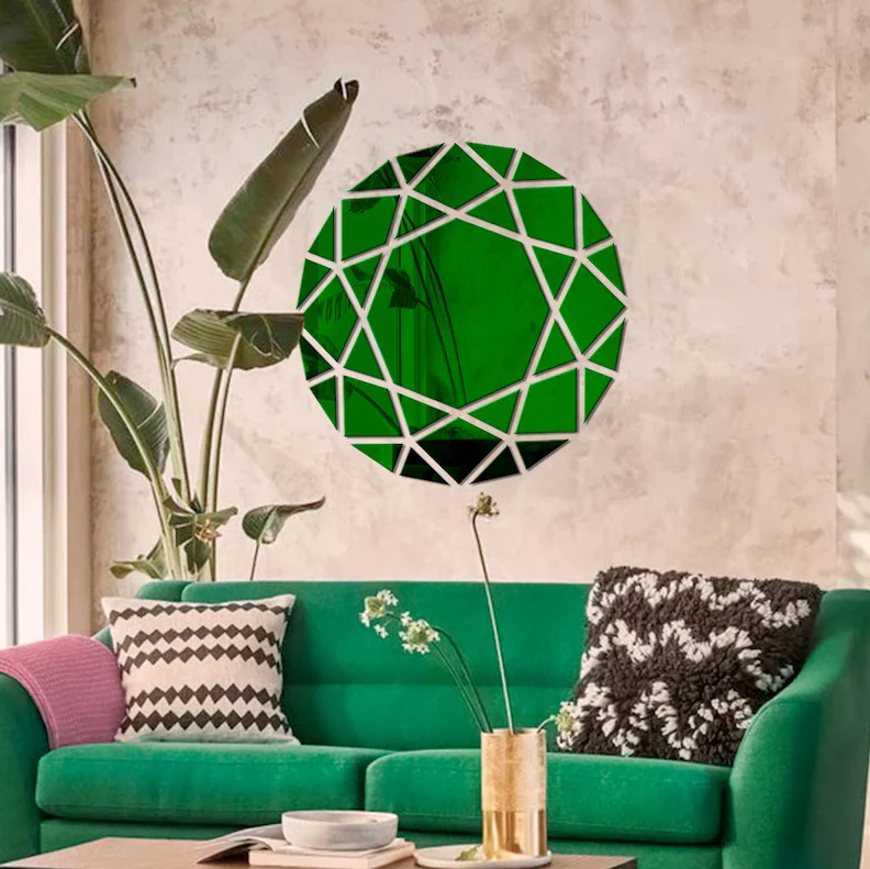 Round Shape Acrylic Mirror