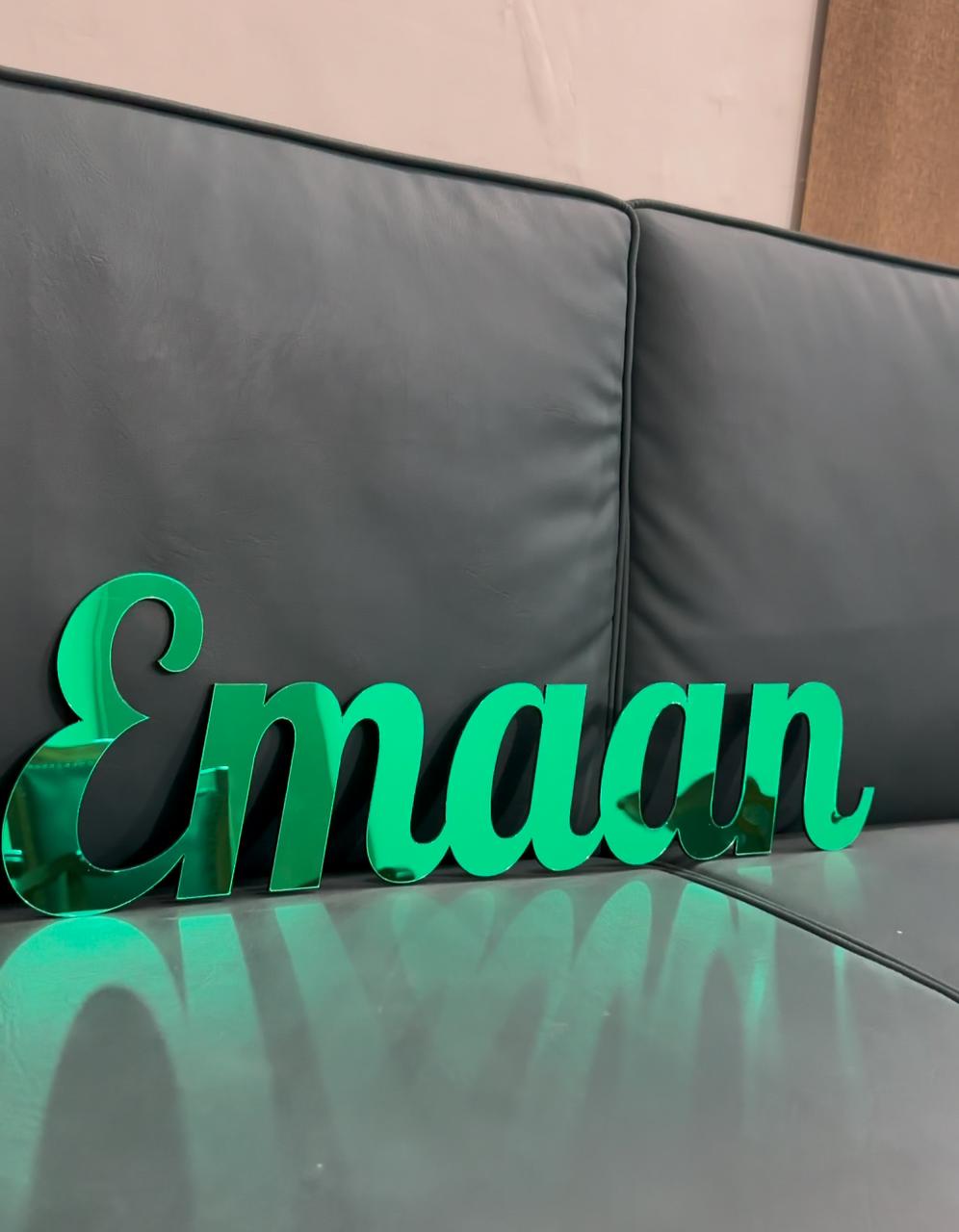 Custom Acrylic Name Sign