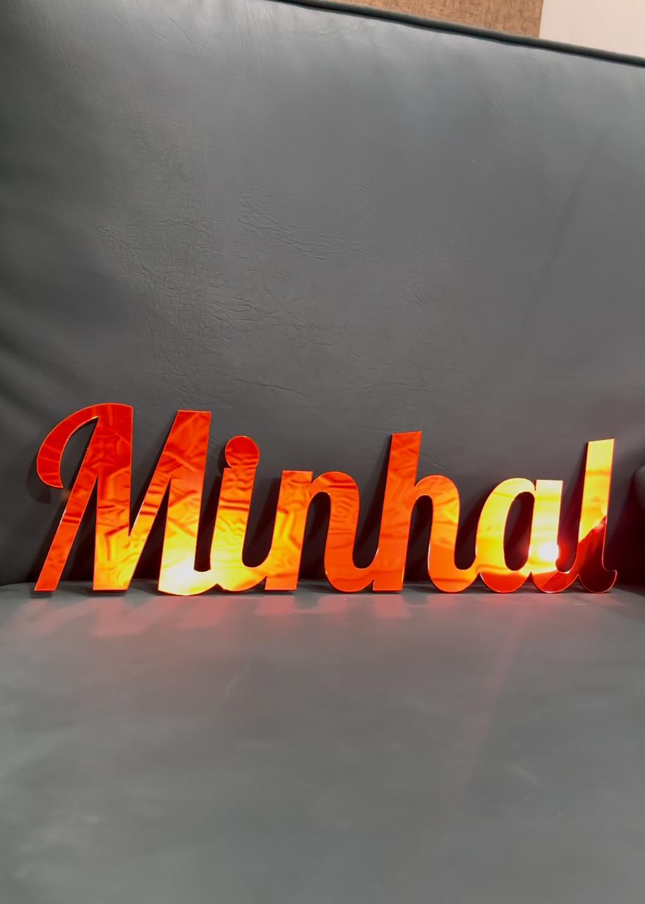 Custom Acrylic Name Sign