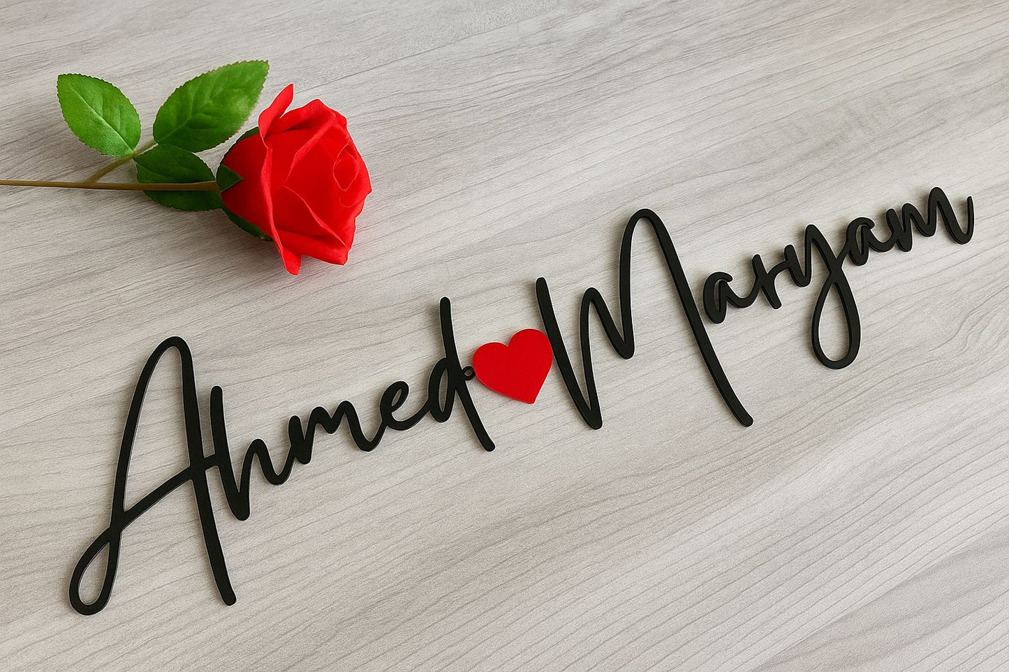 Custom Names and Heart