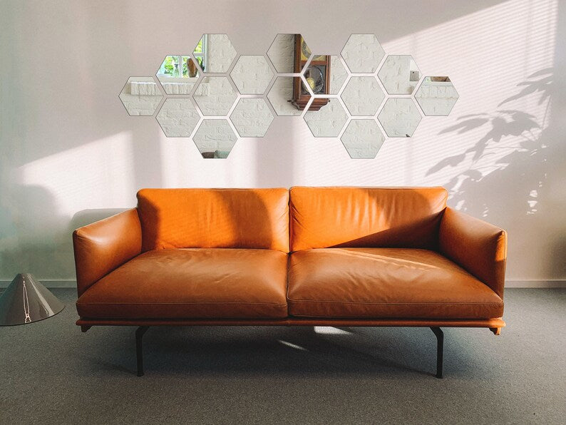 Acrylic Mirror Hexagon wall decor