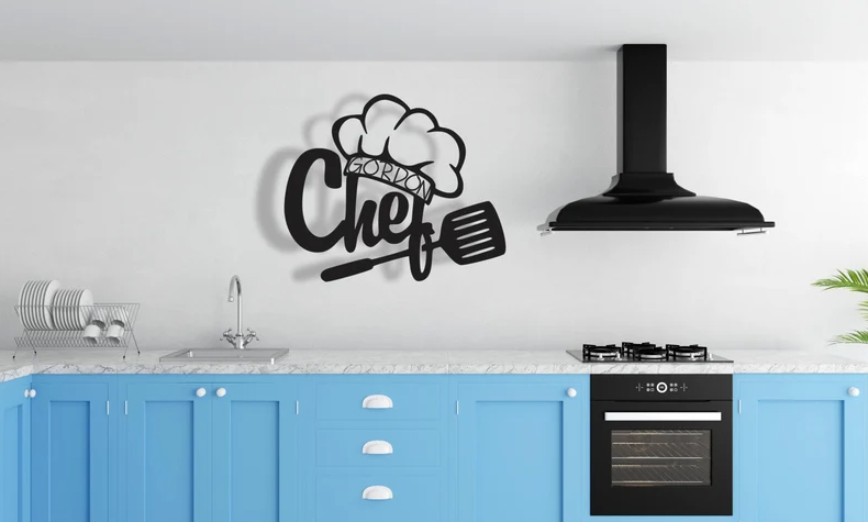 Chef wooden wall art