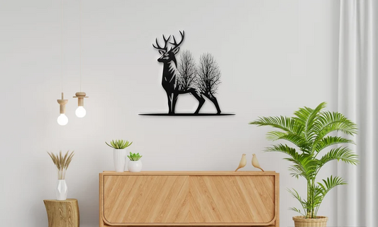 Deer Wooden Wall Art
