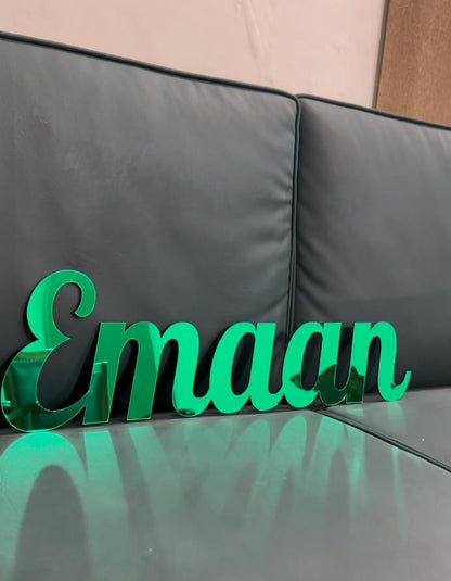Custom Acrylic Name Sign