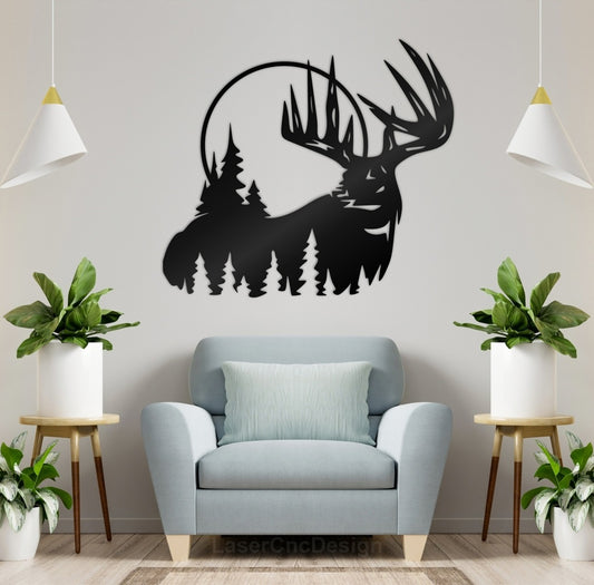 Deer Wooden Wall Art